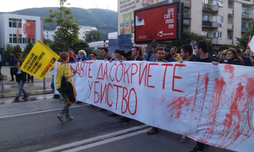 Скопје, 5 мај 2016 #Протестирам (фото: Б. Јордановска)